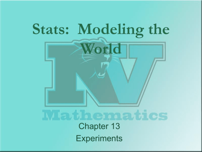 Stats modeling the world answers