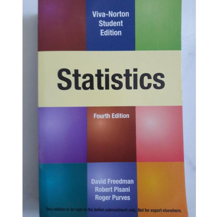 Statistics freedman 4th edition pdf