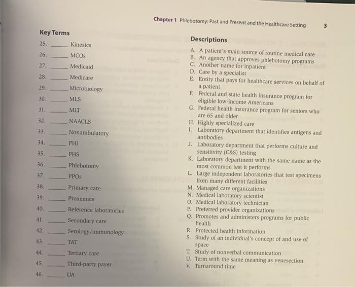 Phlebotomy essentials 7th edition workbook answers chapter 1