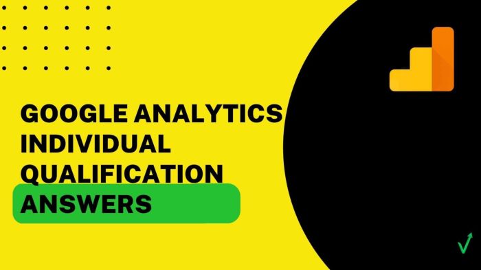 Google analytics individual qualification exam answers