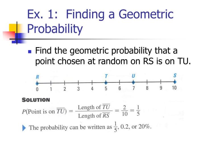 Geometric probability worksheet answer key