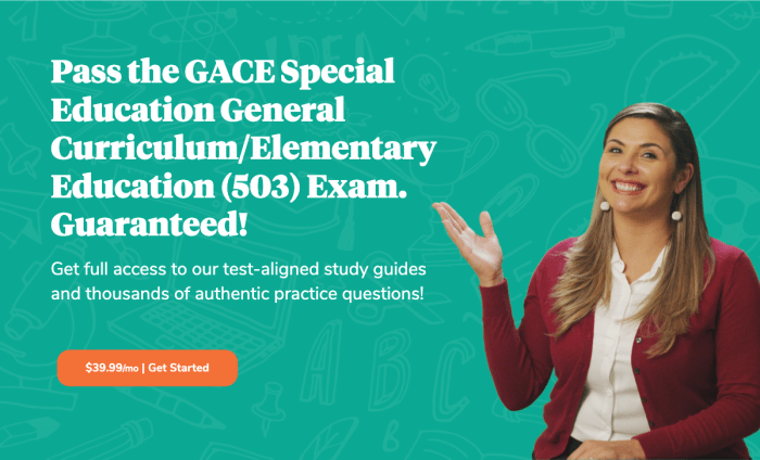 Gace special education general curriculum practice test